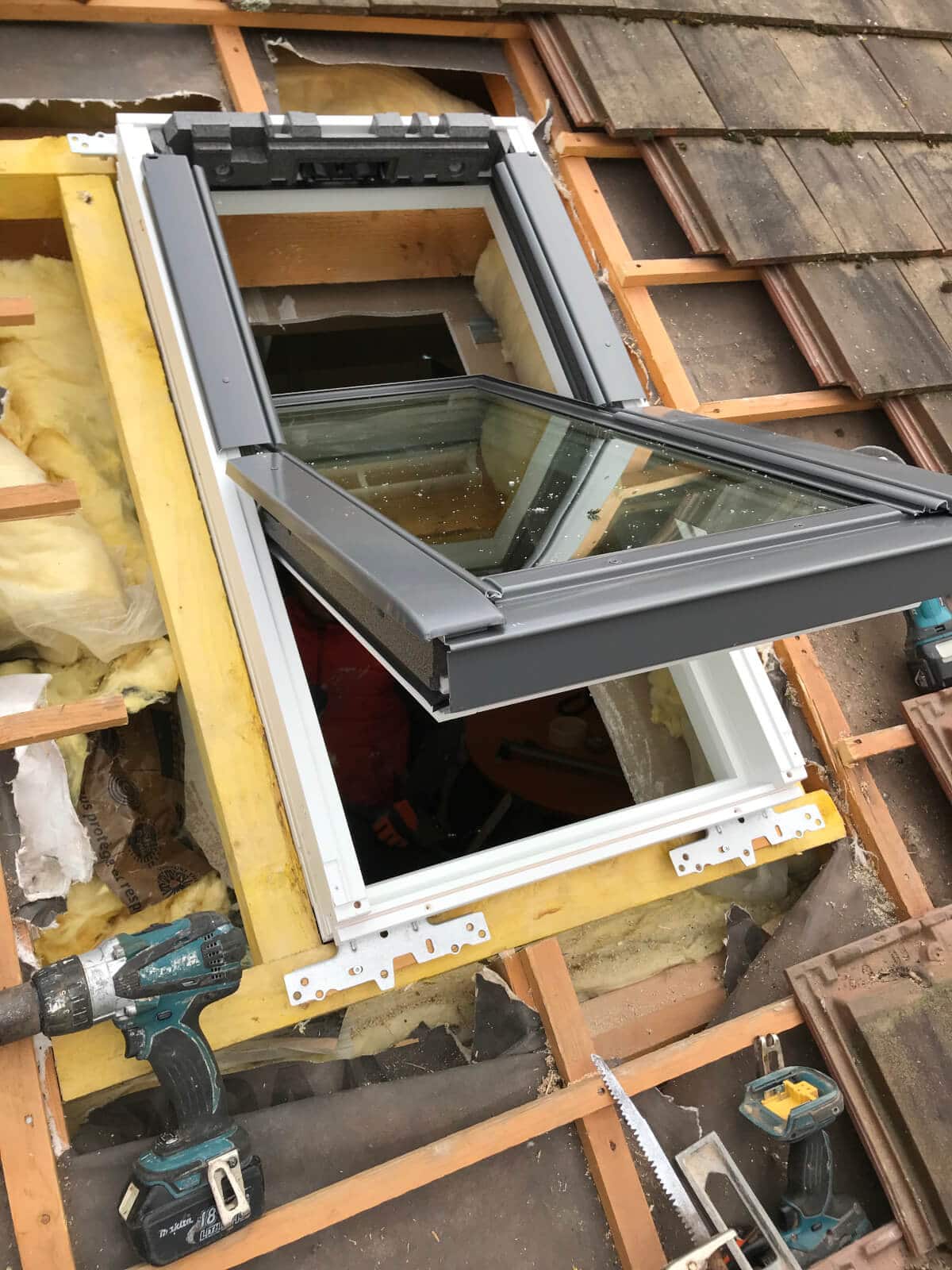 Pose de Velux dans l'Essonne